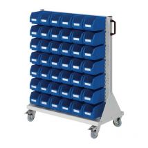 Rasterplan - RasterMobil Roller Trolley H1230XL1000XP500MM caja 42 x Tamaño 6 bl