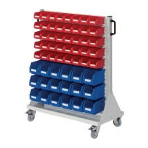 RasterMobil Roller Trolley H1230XL1000XP500MM Box.18xTaille6 Azul/40xtai
