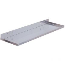 Ablageplatte B350xT125mm alufarben passend für Lochplatte