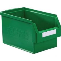 Sichtlagerkasten L350xB200xH200mm pe grün