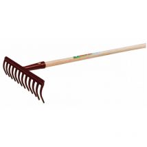 Agef - rastrello mod Lusso a 12 denti in acciaio verniciato rastrelli prato e giardino