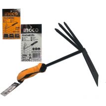 Zappino Rastrello aiuola doppio manico 29 cm - Ingco HGT979K