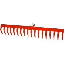 Rastrello in acciaio verniciato spessore mm.4 - 16 denti