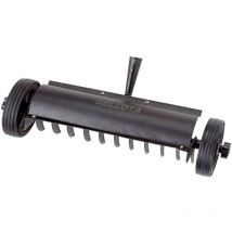 Rastrello aeratore con ruote 11 denti
