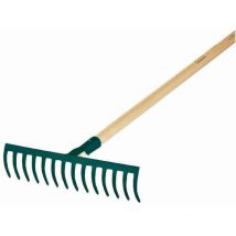 Rastrello forgiato - denti curvi 40 cm Leborgne