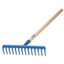 Rastrello Garden Extra + Manico Agef • Acciaio Vern/faggio Denti 12 Cm 30 H.cm 120