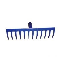 Il Campo - Rastrello in acciaio verniciato spessore mm.5,2 - 10 denti 3 pezzi