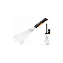 Fiskars - Rastrello raccogli foglie con manico in softgrip xact