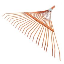 Rastrillo ajustable 22 dientes 53 x 47 cm Alambre de acero resistente – Ideal para jardinería y mantenimiento de césped – Stanford