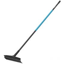 Cellfast - Rastrillo Universal cellPRO, Superficie Antideslizante, Aluminio, Mango Ligero, Longitud 1680 mm, Peso 0,8 kg