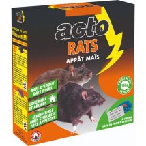 Rats Appât maïs - 7 sachets de 20grs - Acto
