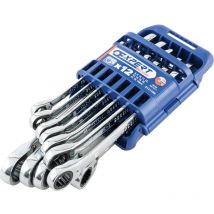 Expert - Facom Metric Ratchet Spanner Set, 8 - 19mm, Set of 12