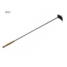 Râteau grand 160 x 18 cm – Fer résistant – Manche en bois – Jardin piscine – Four à pizza