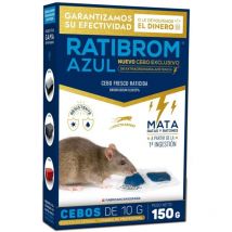 Raticida ratas 150gr ratibrom cebo fresco d01,500