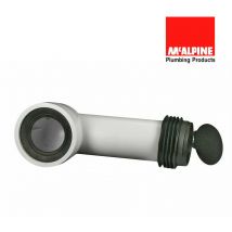 Rattenstop, Rattenklappe für wc, zum Nachrüsten DN100/100 Bogen, kürzbar