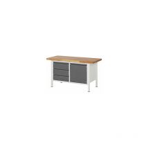 Banco de trabajo bastidor modular 3 cajones 1 puerta