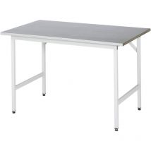 Rau Arbeitstisch – 1250x800x750-800mm – Stahlblech, verzinkt – Maximale Flächenlast 300 kg – Made in Germany