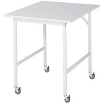 Rau Fahrbarer Arbeitstisch Jerry (4 lr), B750xT1000xH900mm, M-Platte-22mm