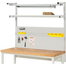 System-Aufbau Komplettset 04, für Produktbreite 1500 mm, RAL7035/RAL7035 - RAU