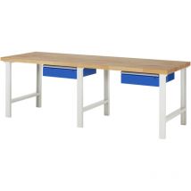 Werkbank 7001A1, B2500xT900xH840mm, 1x Schublade-TA - RAU