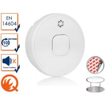 Setpoint - Rauchmelder mit 10 Jahres Batterie - q Label, Magnethalter, ø 10cm