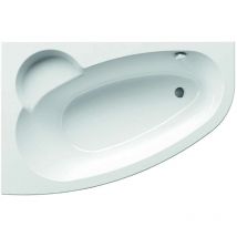 Asymmetric - Asymmetrische Badewanne 160 l, 160x105 cm, links, weiß C461000000 - Ravak