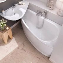 Ravak Delantal acrílico blanco aguacate para bañera, recto, 160cm (CZI1000A00)