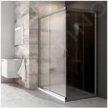 Ravak - Blix - Porte de douche BLRV2K 110 cm, satin/verre Grape 1XVD0U00ZG