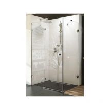 Ravak Brilliant - Cabine de douche BSDPS-100/100 R, 983-995x983-995 mm, chrome/verre clair 0UPA0A00Z1