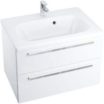 Ravak Chrome - Meuble vasque SD 800 II, 800x490x500 mm, blanc X000000922
