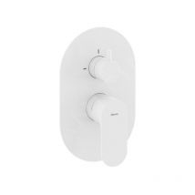 Eleganta - Mitigeur encastré 2 sorties, blanc mat X070264 - Ravak