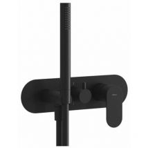 Ravak Eleganta - Mitigeur encastré 2 sorties, noir mat X070300