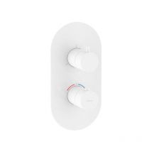 Ravak - Espirit - Mitigeur thermostatique pour 3 appareils, encastré, blanc mat X070252