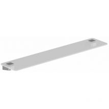 Ravak - Estante de pared de vidrio esmerilado 10°, 60 cm, cromado (X07P332)