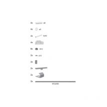 Ravak - Kit de instalación del delantal (B23600000N)