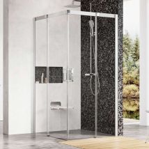 Ravak - Matrix - Cabina doccia a quattro elementi MSRV4-90/90, 89-91 cm, vetro satinato/chiaro 1WV77U00Z1