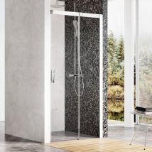 Ravak - Matrix - Porte de douche MSD2-110 r, 1075-1115 mm, blanc/verre clair 0WPD0100Z1