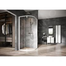 Ravak - Nexty - Cabine de douche quart de rond, 800x800 mm, blanc/verre clair 3O644101Z1