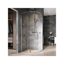 Ravak - Nexty - Cabine de douche quart de rond, 900x900 mm, chromé/verre clair 3O677C00Z1