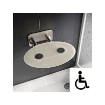 Ravak - Ovo-P II-Clear siège de douche rabattable pmr pour cabine de douche (B8F0000048)