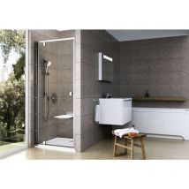 Pivot - Duschtür, 76-81 cm, Satin/Klarglas 03G40U00Z1 - Ravak