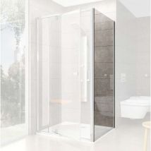 Pivot - Duschwand PPS-80, 77-80 cm, Aluminium poliert/Klarglas 90G40C00Z1 - Ravak