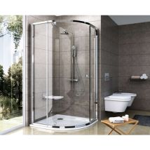 Ravak Pivot - Viertelkreis-duschabtrennung Pskk3-80, 77-80 Cm, Glas Satiniert/klar 37644u00z1