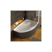 Ravak - rosa ii Bañera acrílica esquinera, derecha 150x105 cm, Blanca (RO1500NEWP)