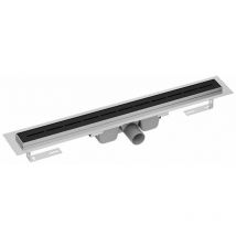 Ravak - Runway - Canalina doccia 75 cm, centro stanza, nero opaco X01750