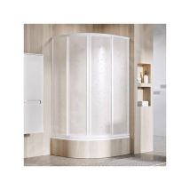 Supernova - Cabine de douche carrée en quatre parties SKCP4-80 Sabina, 775-795 mm, blanc/Perle 31144V10011 - Ravak