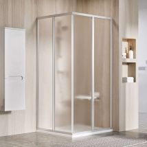Supernova - Duschtür SRV2-90 s, 87-89 cm, satiniert/Glas Grape 14V70UO2ZG - Ravak
