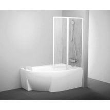 Ravak - Supernova - Pare-baignoire VSK2 Rosa 150 p, droite, blanc/pluie 76P8010041