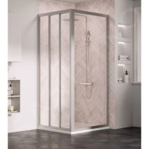 Ravak - Supernova - Porte de douche en trois parties ASDP3-130, 1270-1310 mm, verre satiné/clair 00VJ0UR2Z1