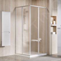 Ravak - Supernova - Porte de douche SRV2-75 s, 720-740 mm, satiné/verre Grape 14V30UO2ZG